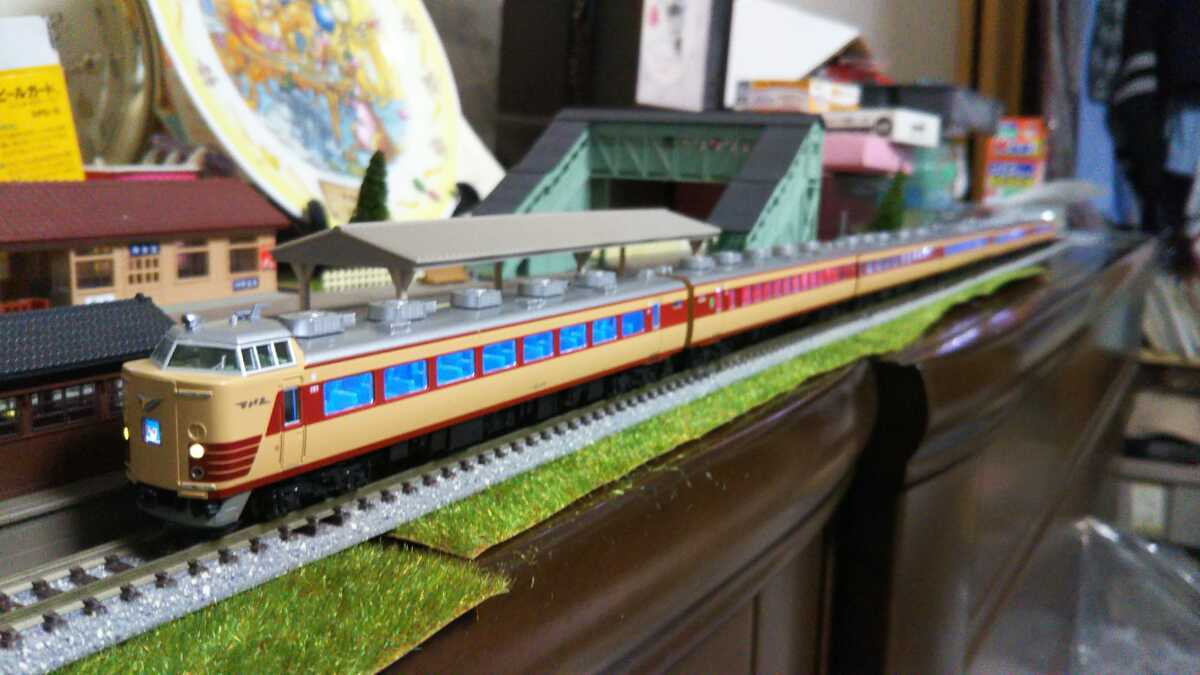 KATO、485系 200番台 6両基本セット 【全車両純正室内付き】 KATO 485