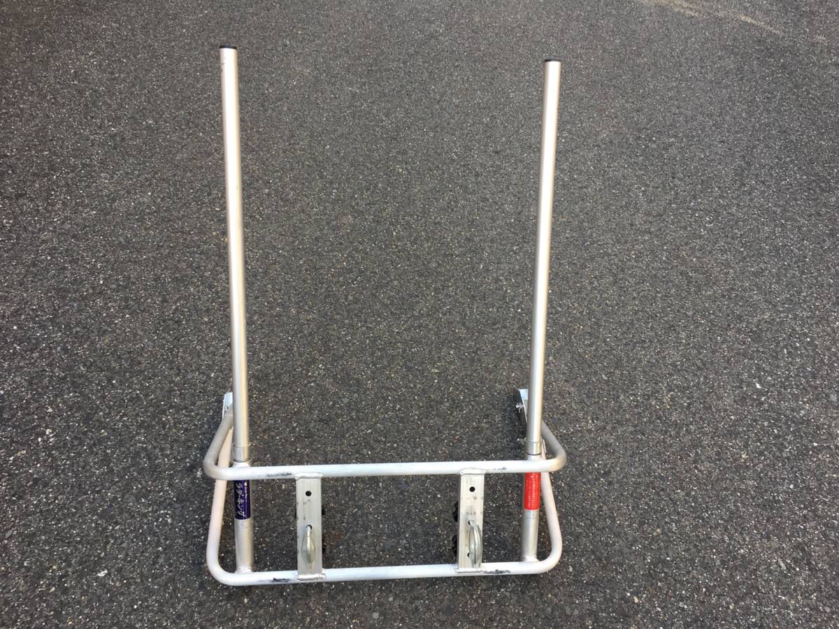 エバー商会　ラダーキング　高機能ハシゴアタッチメント　中古　ガイドポール抜け止めピンなし_2