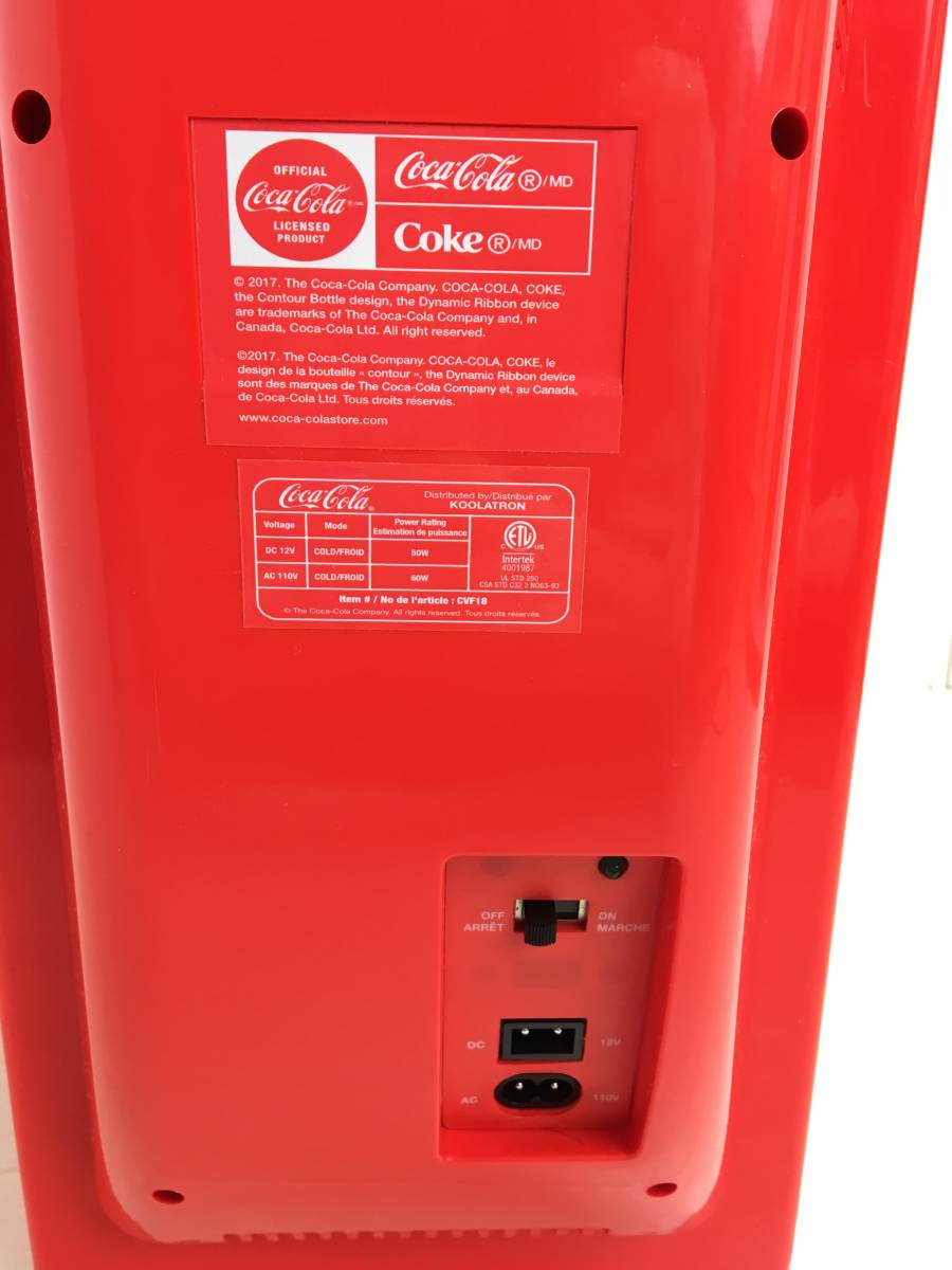 W☆034 COCA COLA コカ・コーラ 自販機型冷蔵庫 CVF18 | DFK.QC.CA