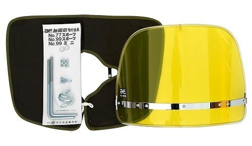旭風防 Z-FATHER スクリーン本体 車 黄ばみ 短風防(緑布タレ) 黄ばみ
