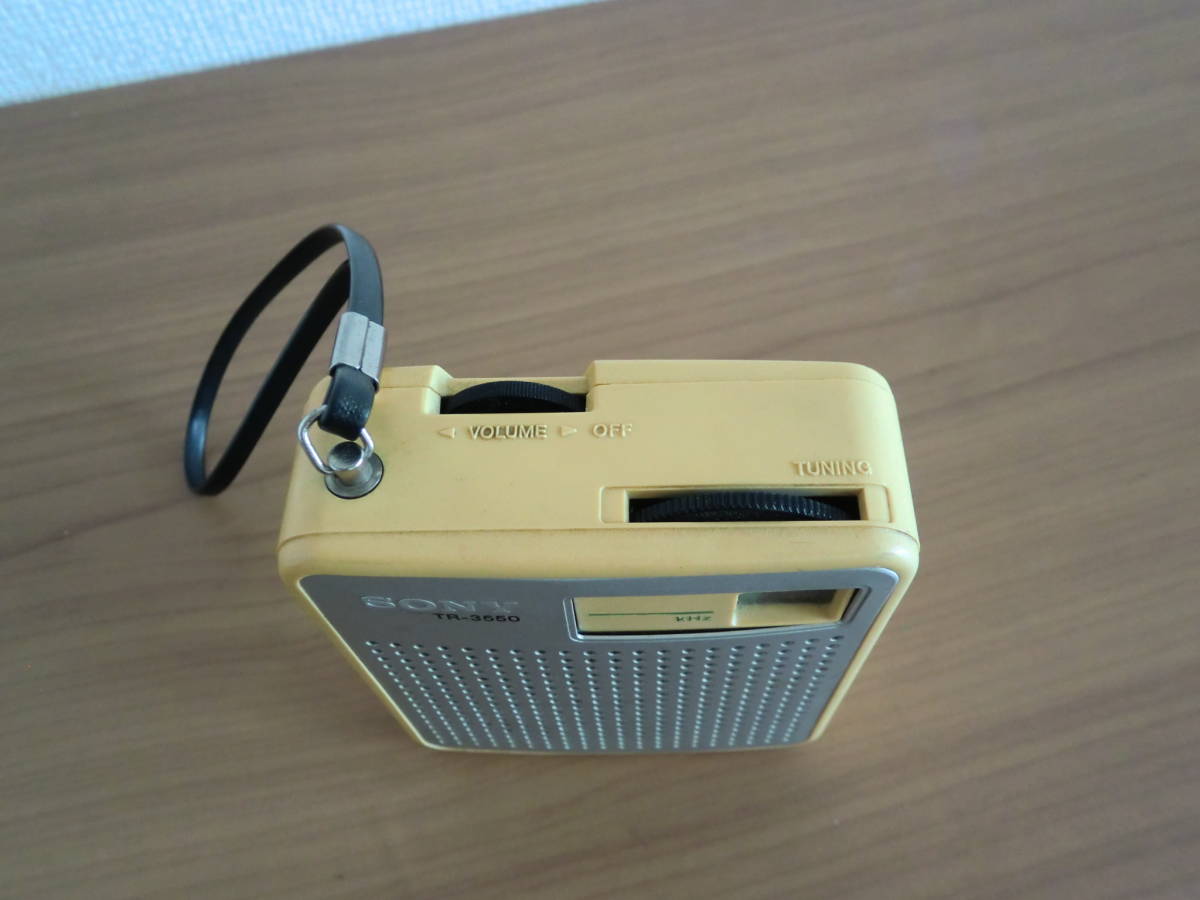 SONY AMラジオ　TR-3550　ジャンク品_3