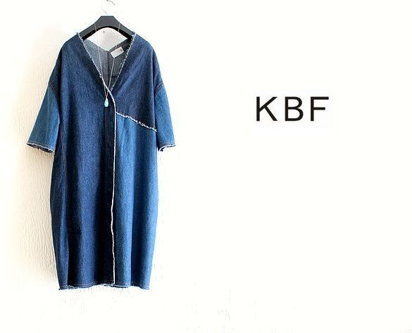 Kbf アーバンリサーチ パッチワークデザインのデニムワンピース デニムコートにも ワンピース 売買されたオークション情報 Yahooの商品情報をアーカイブ公開 オークファン Aucfan Com