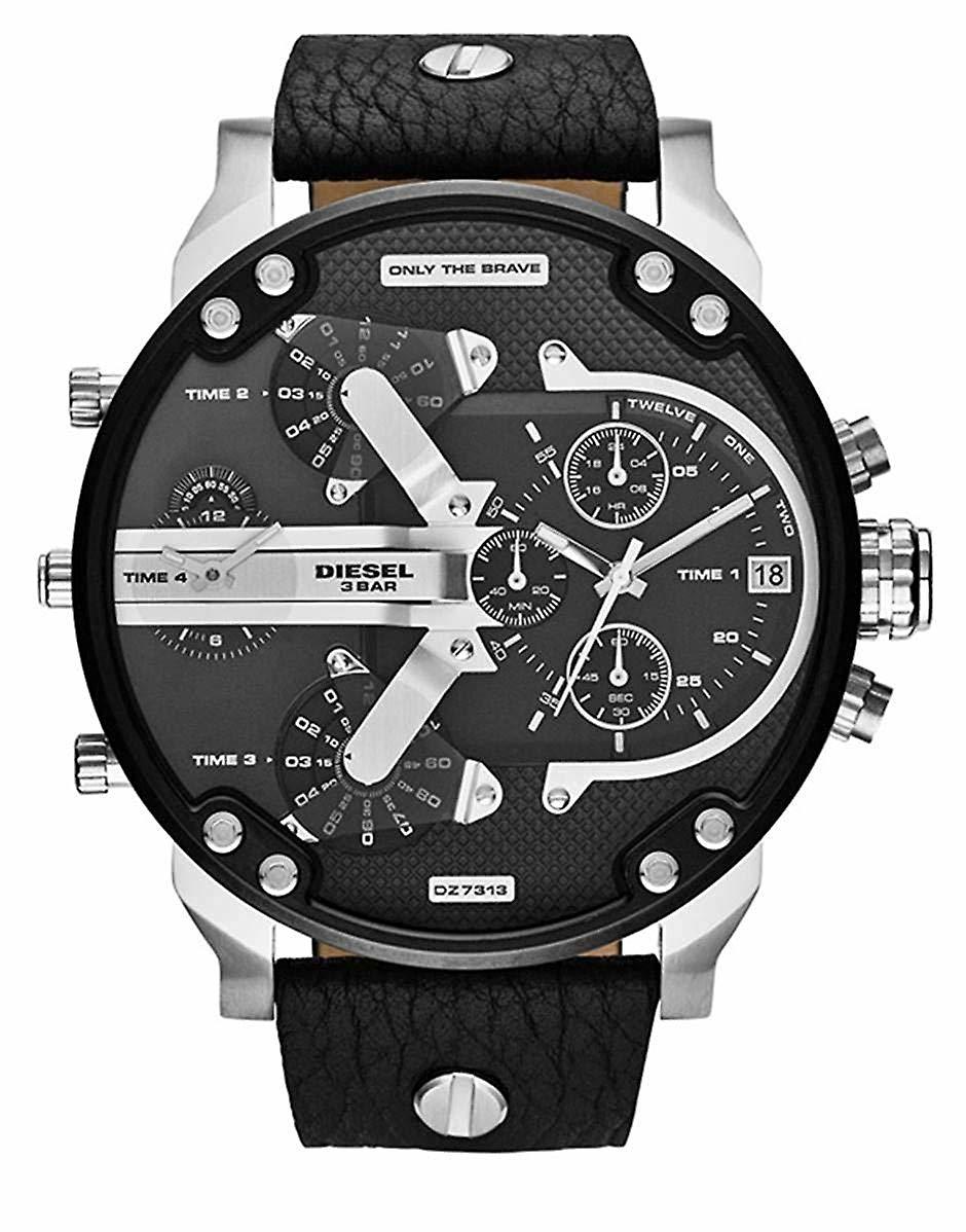 得価，SALE ディーゼル Diesel 腕時計 MR DADDY 2.0 DZ7313 メンズ ミスターダディ ブラック(男性用)｜売買されたオークション情報、yahooの商品情報をアーカイブ公開 - オークファン 男性用