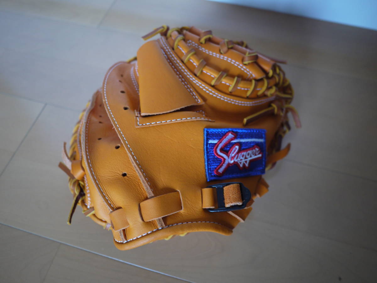  久保田 スラッガー 少年用キャッチミット 定価18150 湯もみ加工済み C-4110(軟式用)｜売買されたオークション情報、yahooの商品情報をアーカイブ公開 - オークファン 子ども用