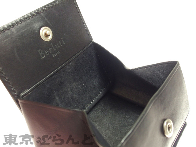 001009641☆ベルルッティ Berluti カリグラフィ コインケース