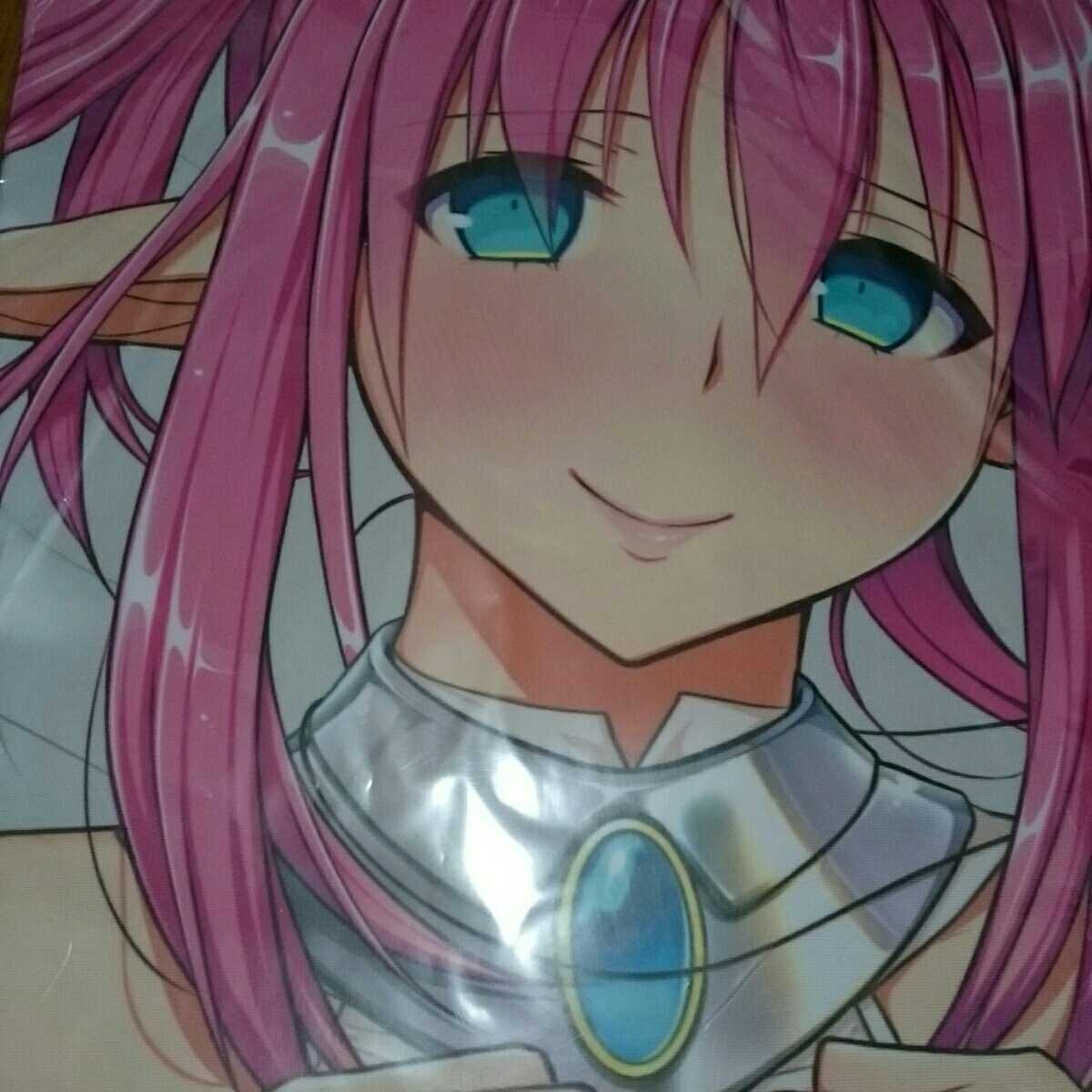 ピンク髪のエルフ娘リアちゃん 抱き枕カバー 小宮山枕店