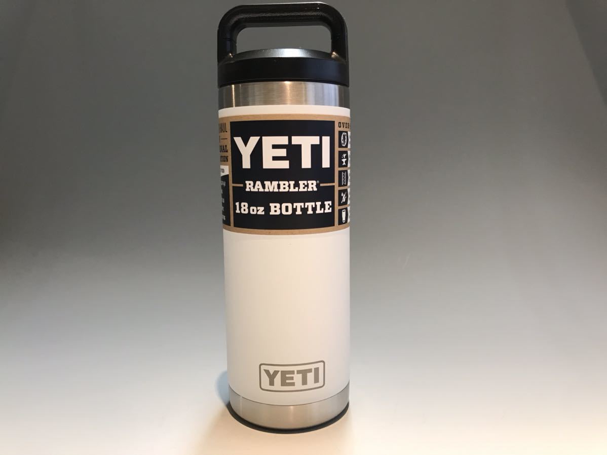 【赤字超特価，安い】 YETI イエティ ランブラー 18oz ボトル ホワイト 水筒 RAMBLER 532ml 国内未展開カラー キャンプ 定番 コップ タンブラー(0.5リットル～)｜売買されたオークション情報、yahooの商品情報をアーカイブ 0.5リットル～