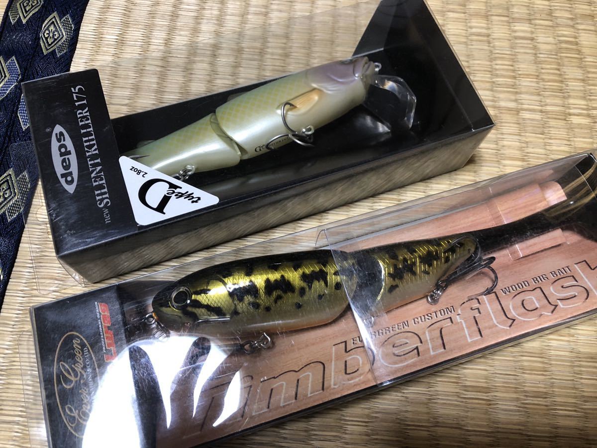  1円 エバーグリーン ティンバーフラッシュ バス / デプス NEWサイレントキラー175 タイプD デッドリースケール セット(ビッグベイト)｜売買されたオークション情報、yahooの商品情報をアーカイ 淡水