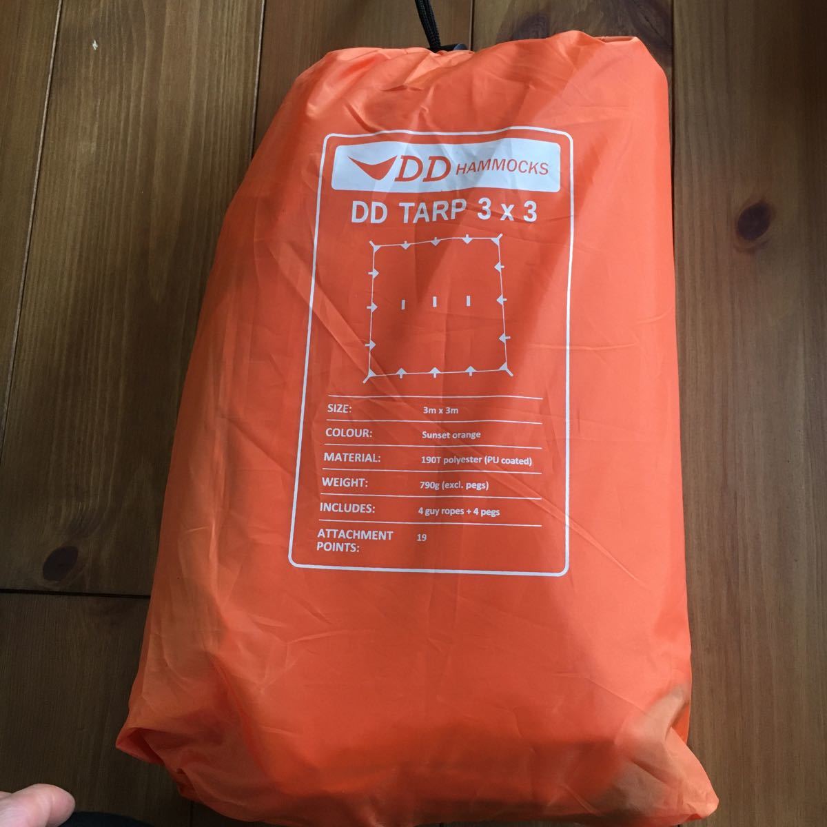 DDタープ サンセットオレンジ 3×3 DD TARP 3x3 オレンジ 最終値下げ | DD