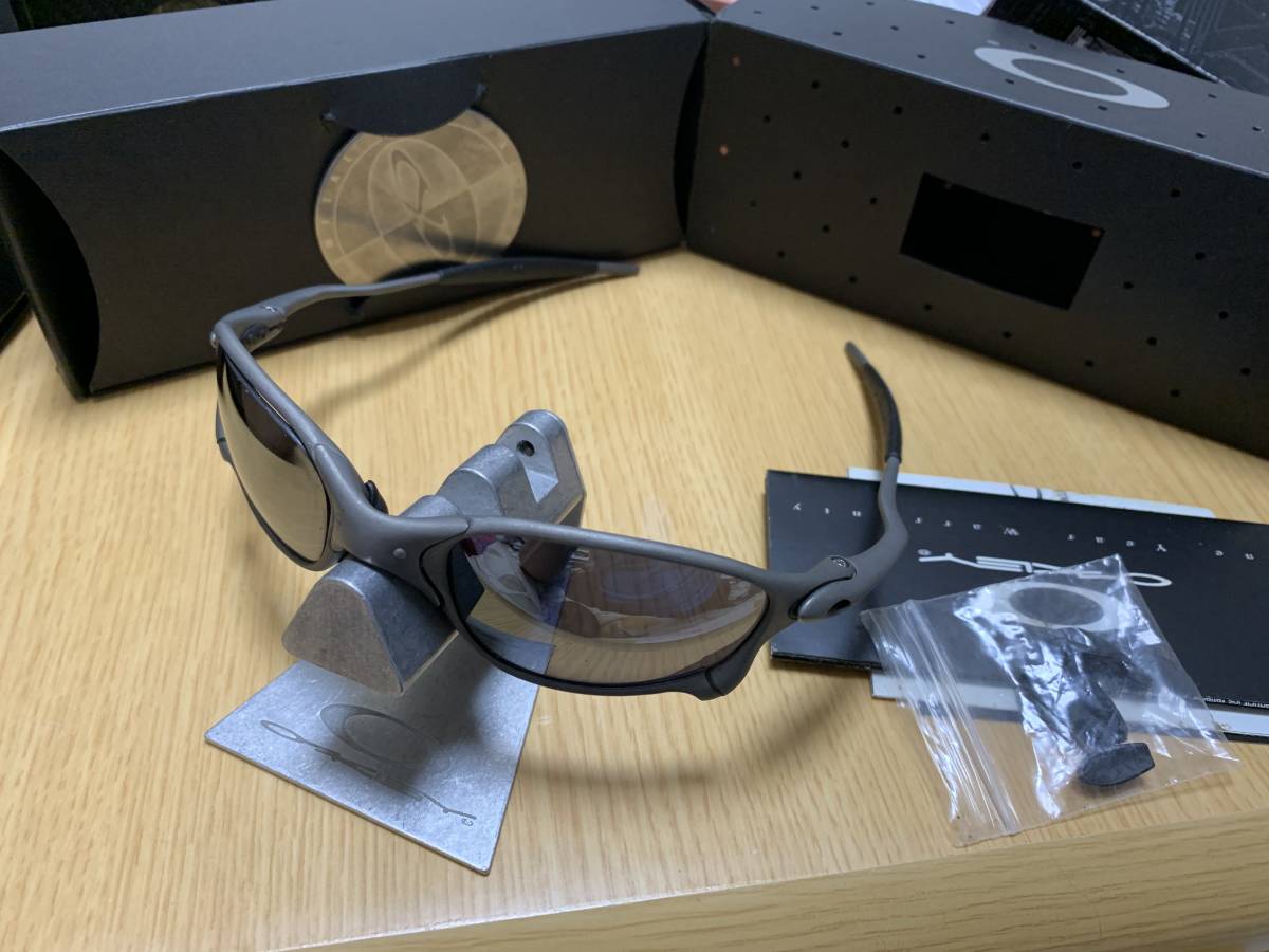 お得，人気SALE OAKLEY XX X-METAL BlackIrid. シリアル一致 ブリッジチューニング済み オークリー(金属フレーム)｜売買されたオークション情報、yahooの商品情報をアーカイブ公開 - オークファン 金属フレーム