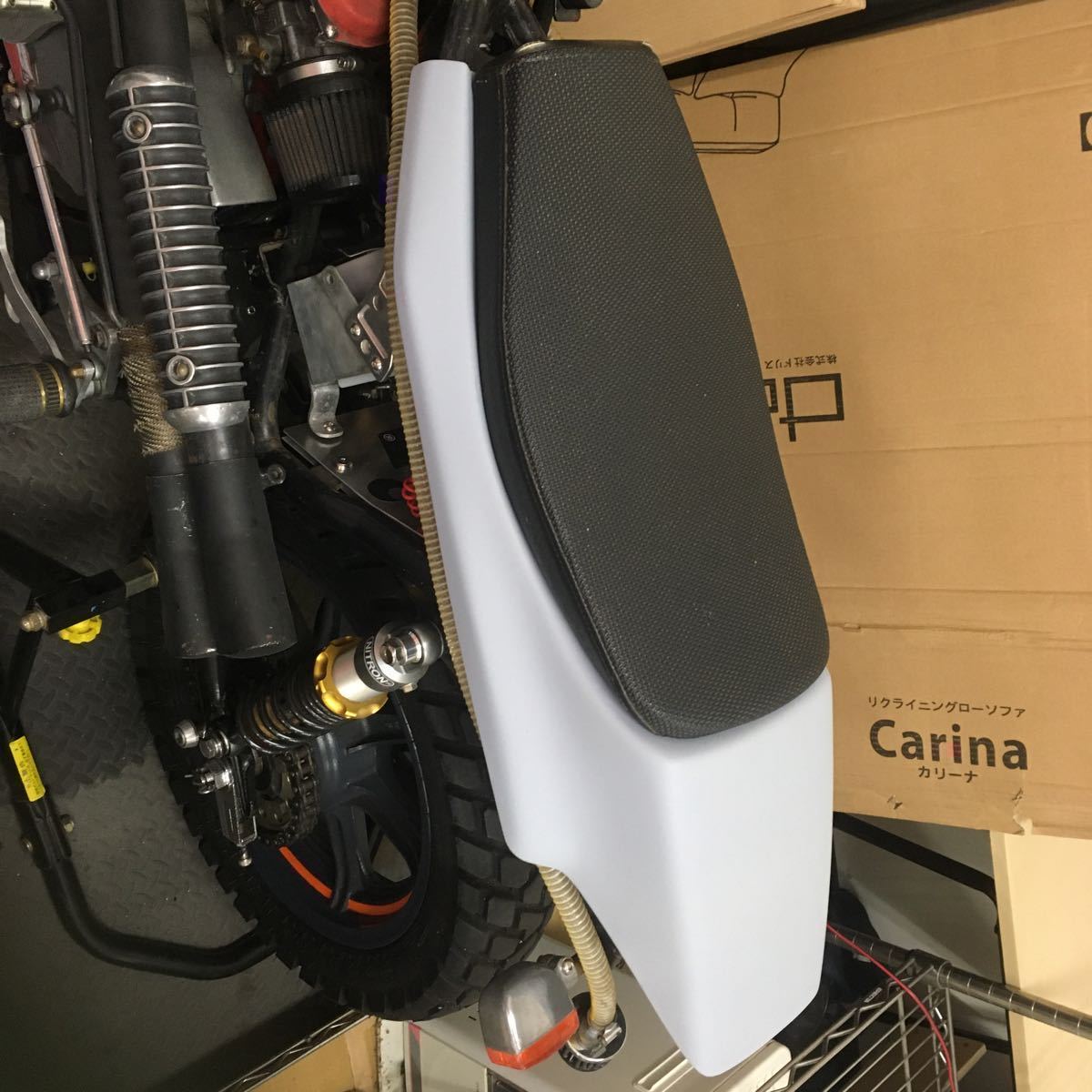 XR750 レプリカ トラッカー シート XL1200 ハーレー スポーツスター 