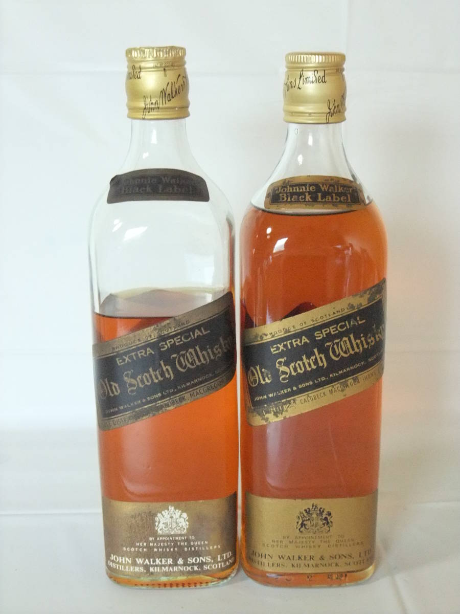 ジョニーウォーカー Walker Black 1円～未開栓 Johnnie 黒 古酒Johnnie