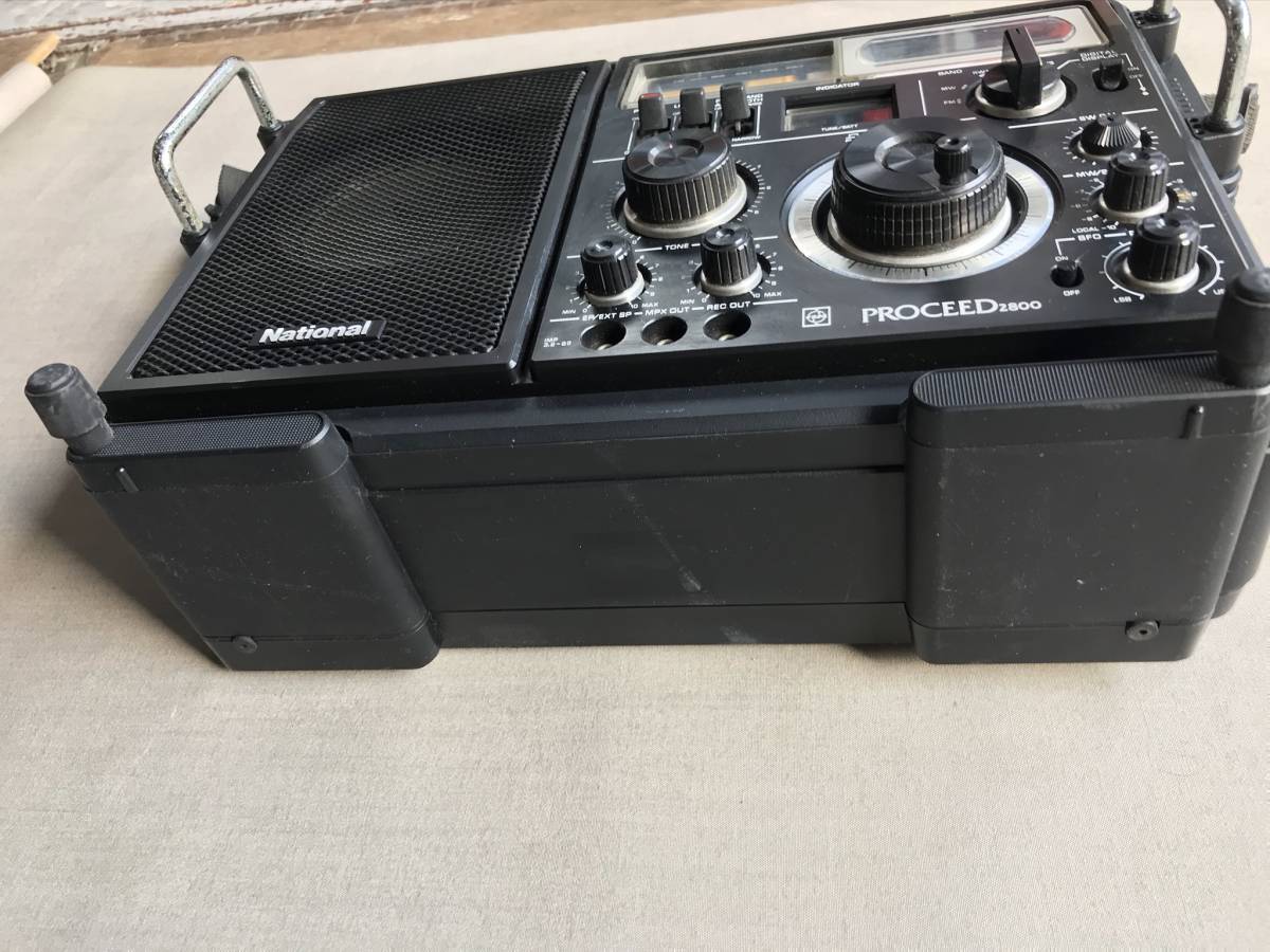 ナショナル ラジオ プロシード【RF-2800】通電確認のみ ジャンク品 ナショナル ラジオ プロシードRF-2800通電確認のみ ジャンク品
