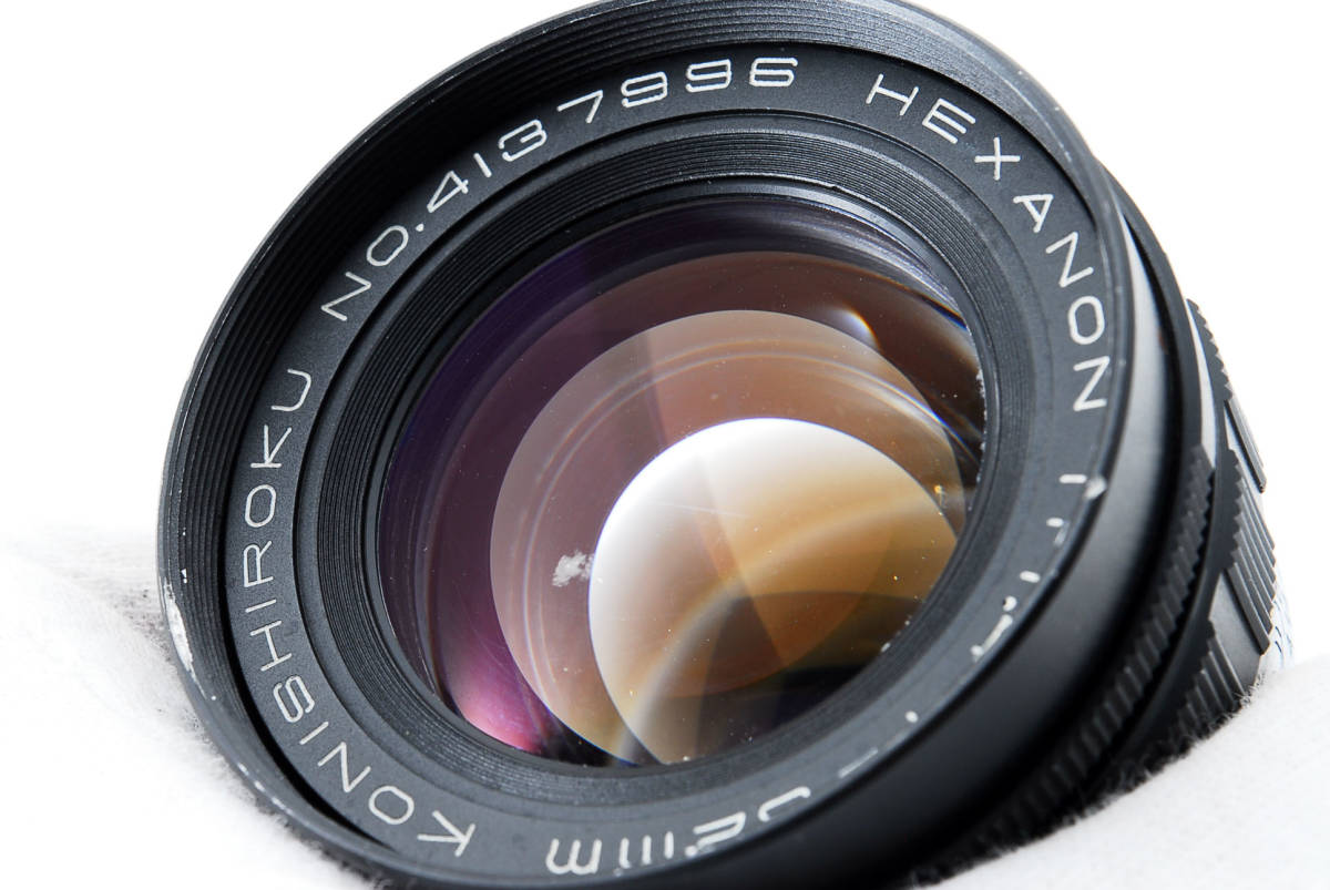 ☆超希少☆コニカ KONICA ヘキサノン HEXANON 52mm F1.4☆コニカF