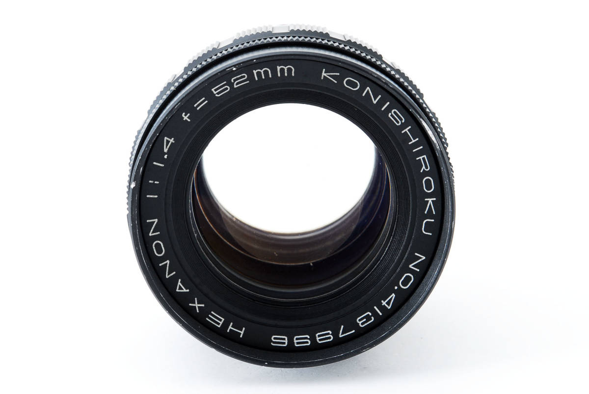 ☆超希少☆コニカ KONICA ヘキサノン HEXANON 52mm F1.4☆コニカF
