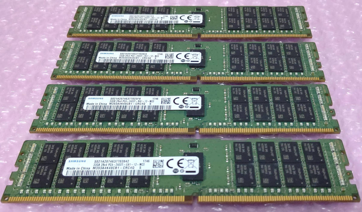 32GB Samsung Memory M393A4K40CB1-CRC4Q ECC PC4-19200 - PC4-2400T 