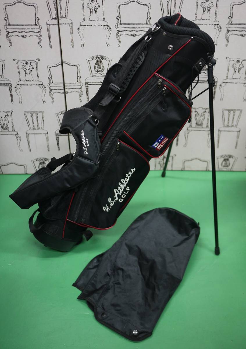  U.S.Athletes U.S.アスリート 6.5型 キャディバッグ スタンドタイプ ゴルフバッグ ブラック&times;ブラック 品(その他)｜売買されたオークション情報、yahooの商品情報をアーカイブ公開 - オークファ キャディバッグ