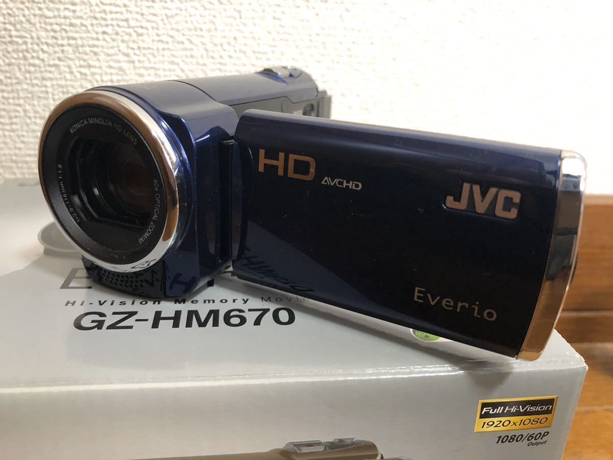 Victor・JVC ビデオカメラ Everio GZ-HM670 ,JVCビデオカメラ Everio
