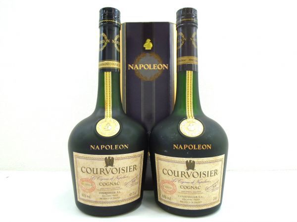 クルボアジェ ナポレオンCOURVOISIER コニャック 2本セット 古酒 古酒 2本セット COURVOISIER クルボアジェ NAPOLEON ナポレオン COGNAC
