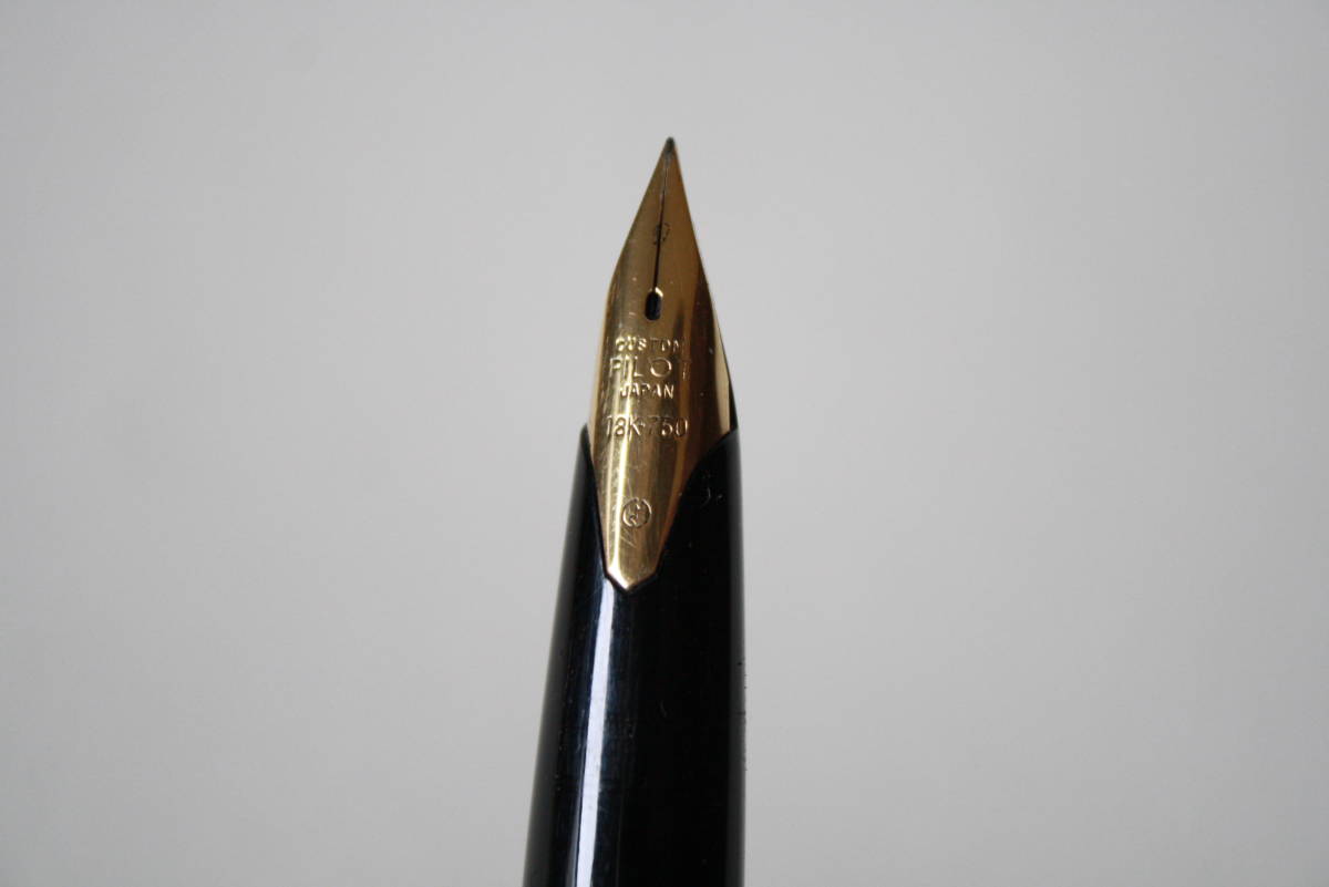 パイロット 万年筆 PILOT ペン先 0 18k-750 シルバーカラー×レッド 18K