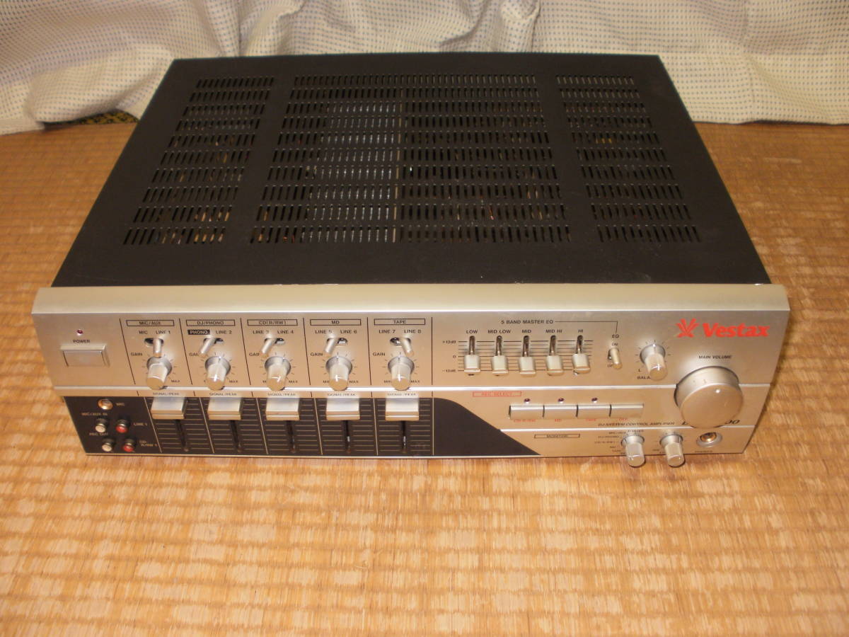 ☆ジャンク品、VESTAXのDA-X1000 DJ SYSTEM CONTROLLER AMPLIFIER DA
