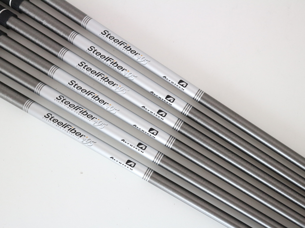 ○訳有1円～！【アイアン用 6本セット！】AEROTECH Steel Fiber 