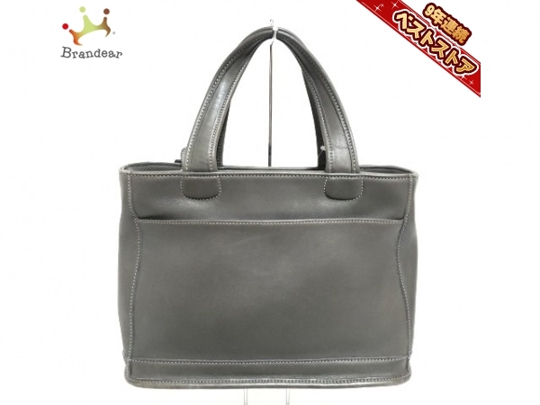 コーチ COACH ハンドバッグ 9303 - レザー グレー バッグ 【公式通販】