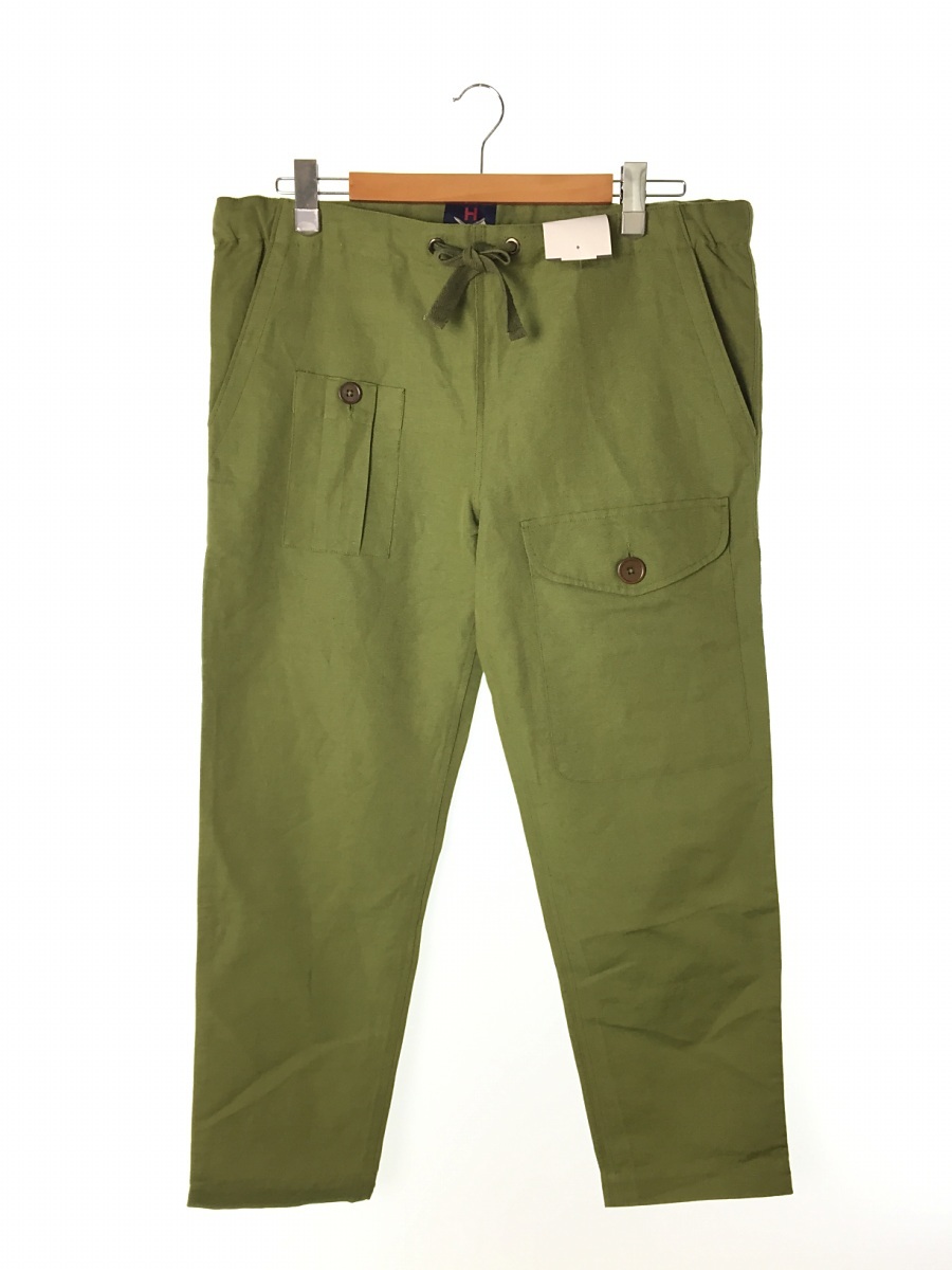 高品質，最新作 HAWKWOOD MERCANTILE/TROUSERS/ボトム/M/リネン/KHK(Mサイズ)｜売買されたオークション情報、yahooの商品情報をアーカイブ公開 - オークファン Mサイズ