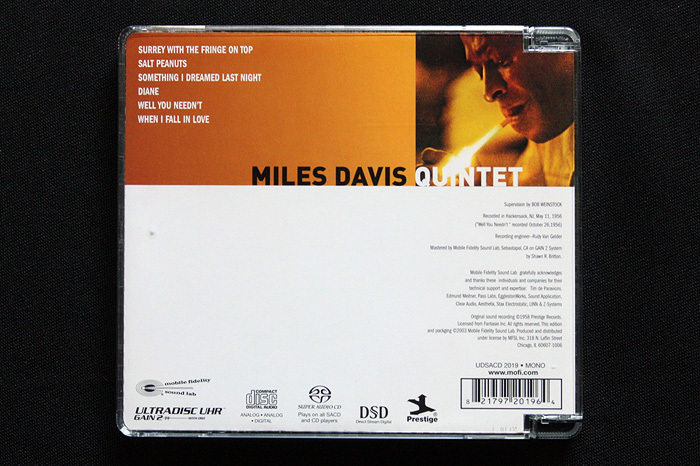 DAVIS SACD Mobile MFSL Miles Davis MILES 新品廃盤 THE Kind of Blue