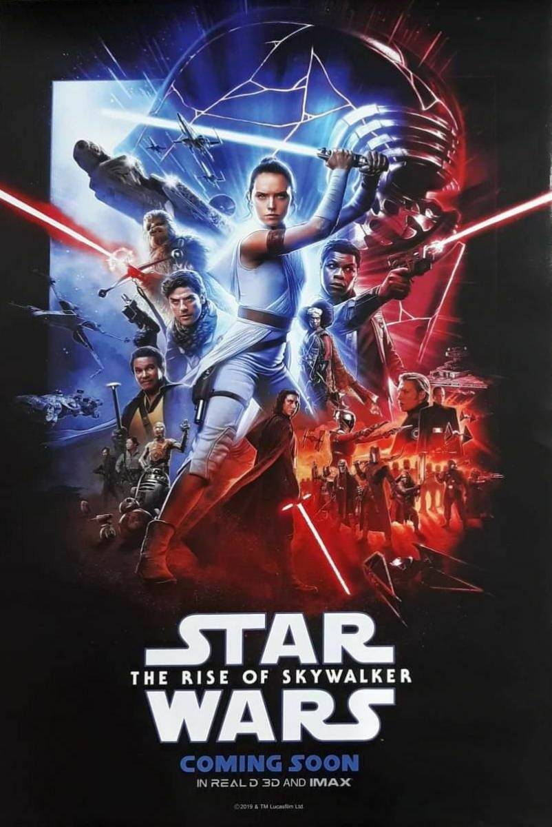 ☆彡映画ポスター スターウォーズ 9 スカイウォーカーの夜明け US版 両面印刷 ds5