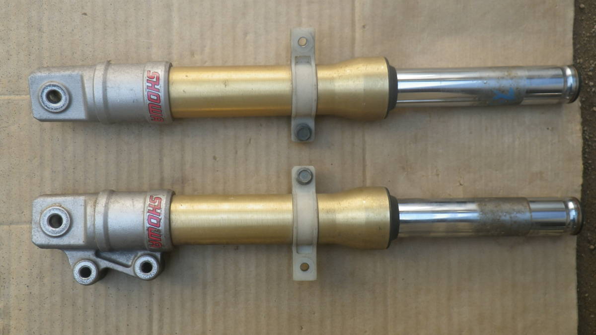 スズキ　ZZ フロントショック　中古　CA1PB SHOWA レア ○特選中古1SET限☆SUZUKI ZZ - 純正☆ZZ その1 フロントフォークOH