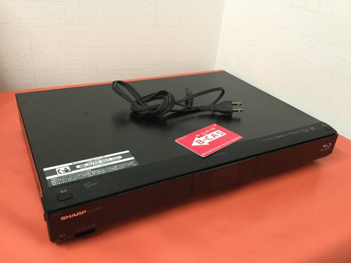 シャープ AQUOS BD-HDS55 500GB 1チューナー ブルーレイレコーダー