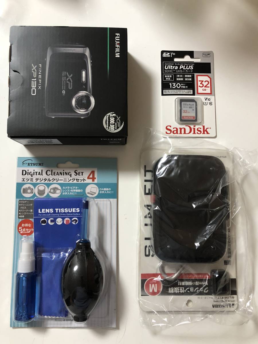 新品即決☆防水カメラ 富士フィルム FinePix XP130 ダークシルバー