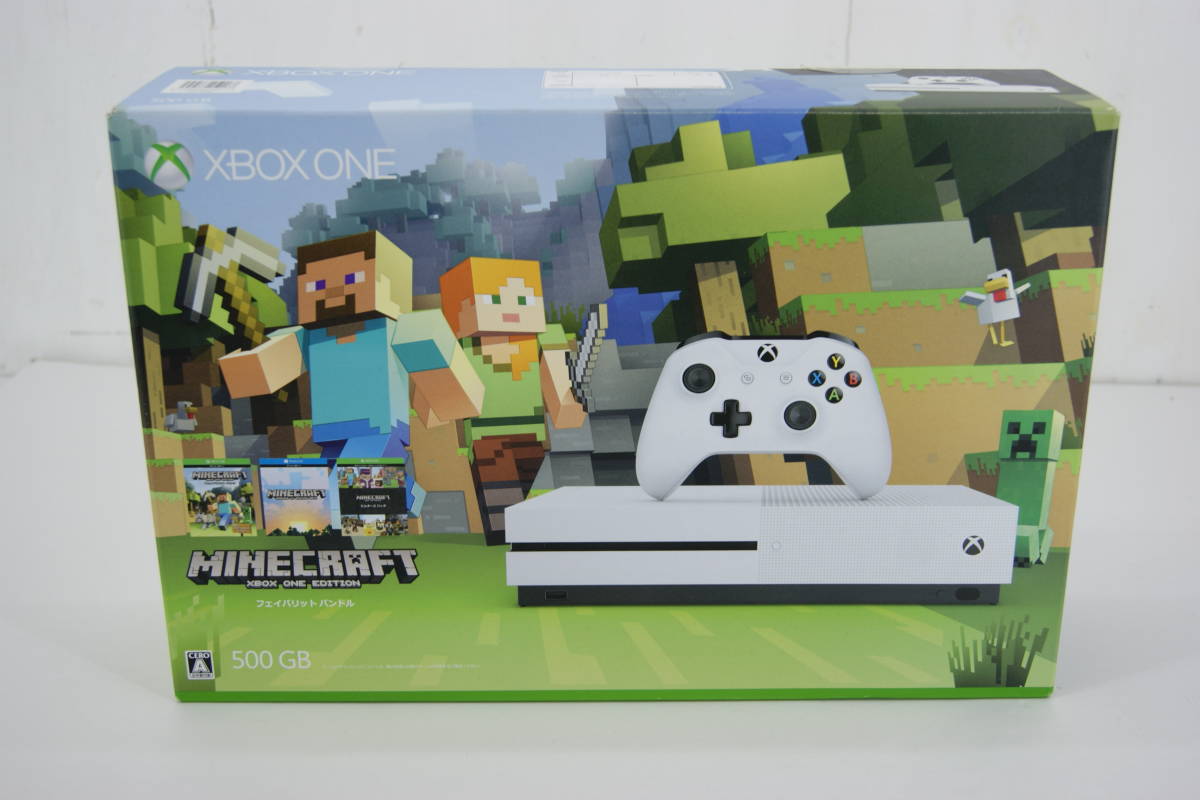 25▲100/【中古】XBOX ONE S　500GB　おまけソフト1本付き　/0327