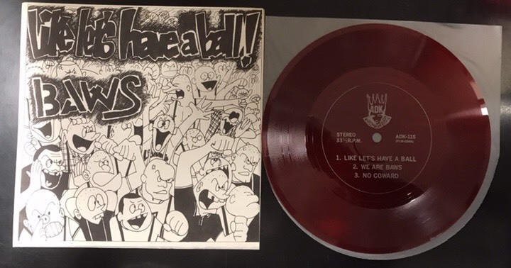 レコード BAWS 「Like Let's Have a Ball! 」ソノシートADK