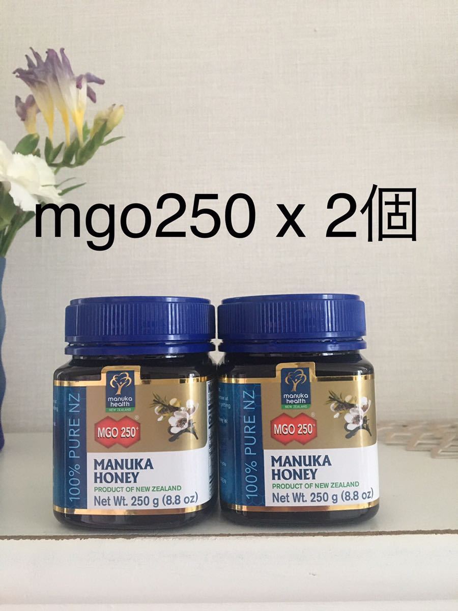 人気SALE，お買い得 マヌカハニー mgo250 250g マヌカヘルス社 2個セット(はちみつ)｜売買されたオークション情報、yahooの商品情報をアーカイブ公開 - オークファン はちみつ