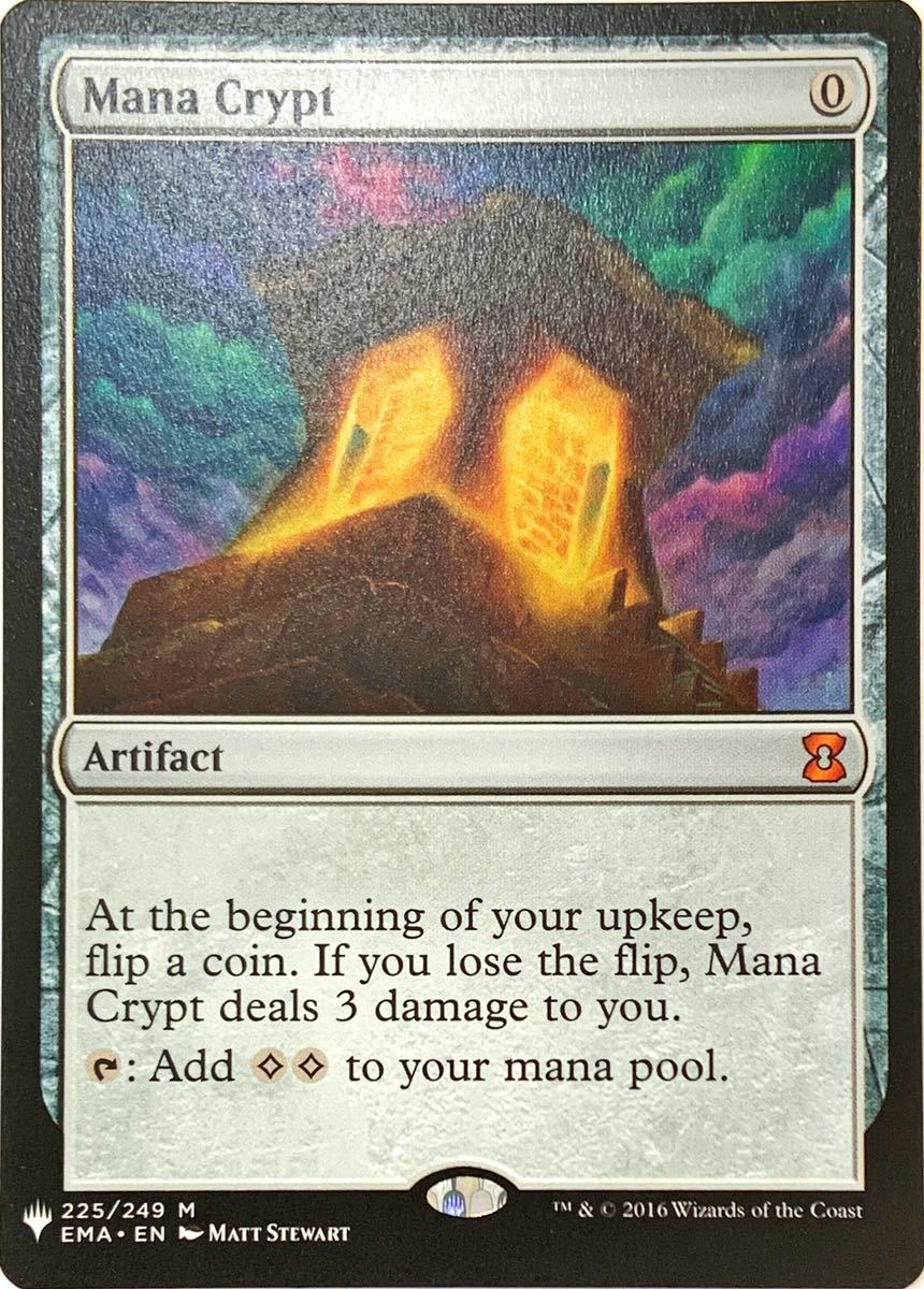 MTG 魔力の墓所 ジャッジ褒賞 Foil Foil】《魔力の墓所/Mana Crypt》※