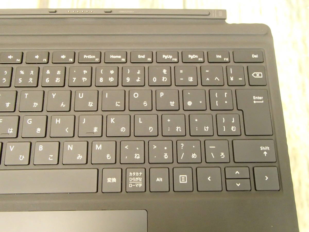 ○Microsoft Surface Pro4 純正 タイプカバー キーボード バックライト
