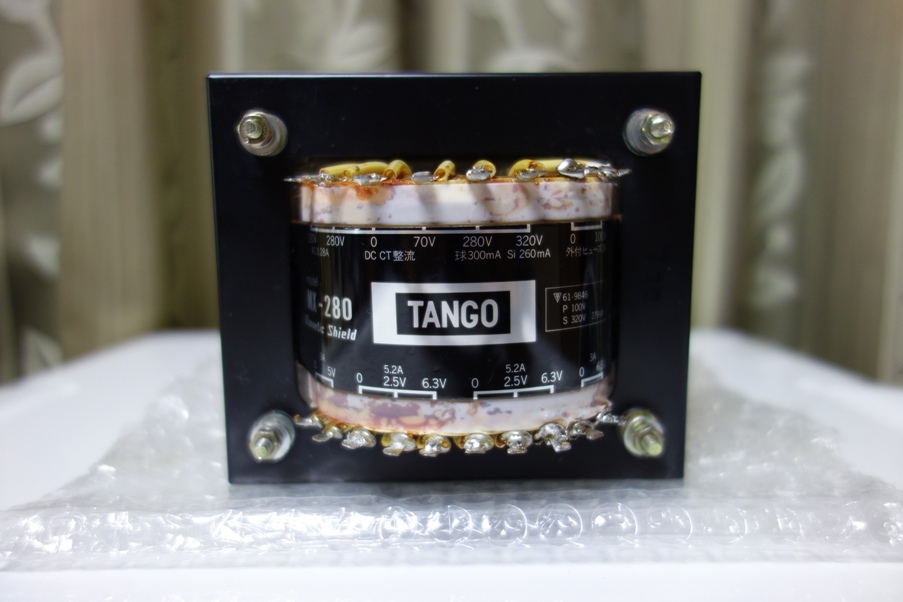 MX280 タンゴ TANGO 真空管用 電源トランス 動作品 TANGO 電源トランス
