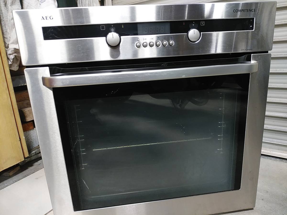 AEG AEGドイツ製ビルトインオーブン『B4100-1-M』中古品 単相200v 取説