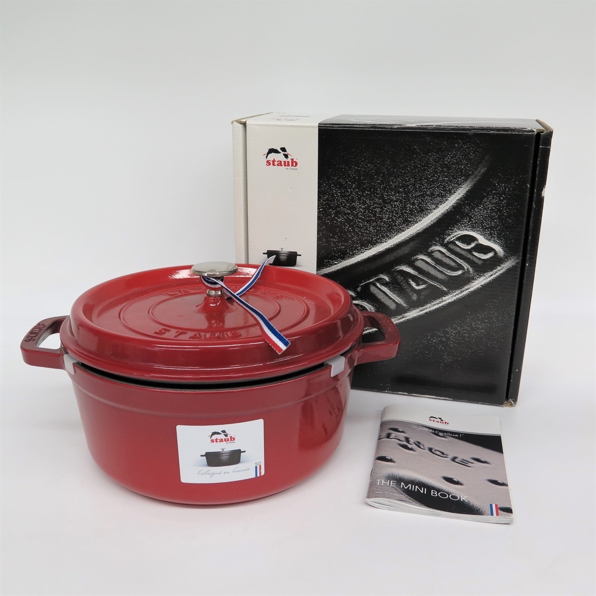 【送料無料，低価】 ストウブ ココット ラウンド チェリー 3.8L 24cm 箱付 同梱不可 y128-768524s Y商品(両手鍋)｜売買されたオークション情報、yahooの商品情報をアーカイブ公開 - オークファン 両手鍋