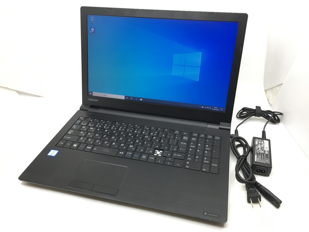 東芝】dynabook B55/B Core i3-6100U 2.3GHz メモリ4GB HDD500GB 15.6