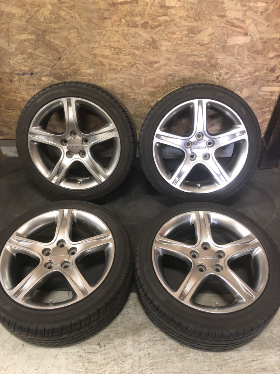 ALTEZZA 17インチ 215/45R17 バリ溝夏タイヤ付き タイヤホイールセット