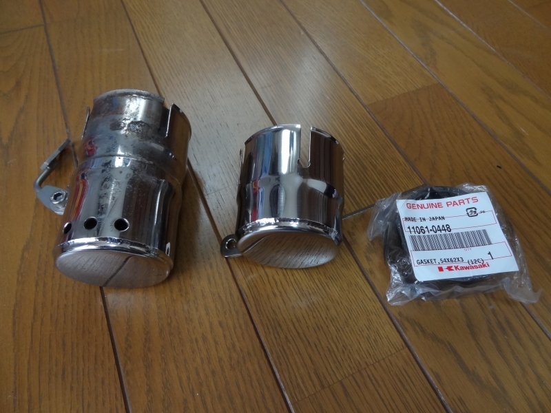 バイク ZZR1400テックサーフスリップオン取り付け金具付き