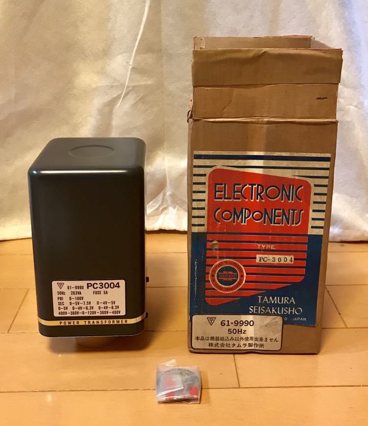 TAMURA PC-3004 電源トランス ジャンク品 PC-3004 タムラ製作所 TAMURA