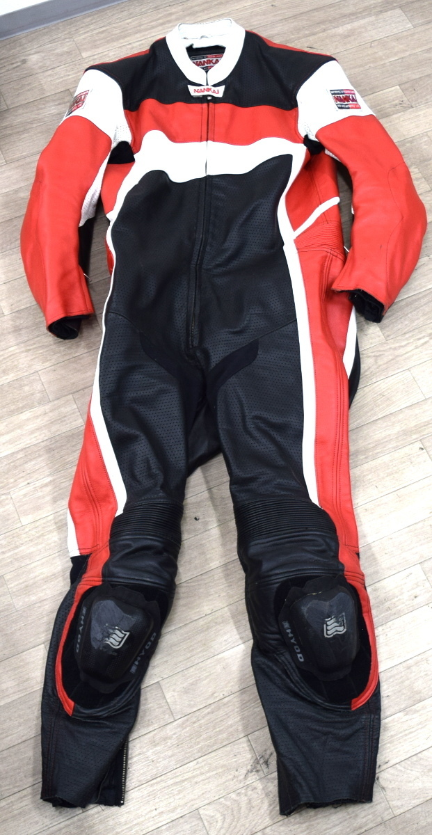 ナンカイ レーシングスーツ 革ツナギ NANKAI 南海部品 【5K6】バイク