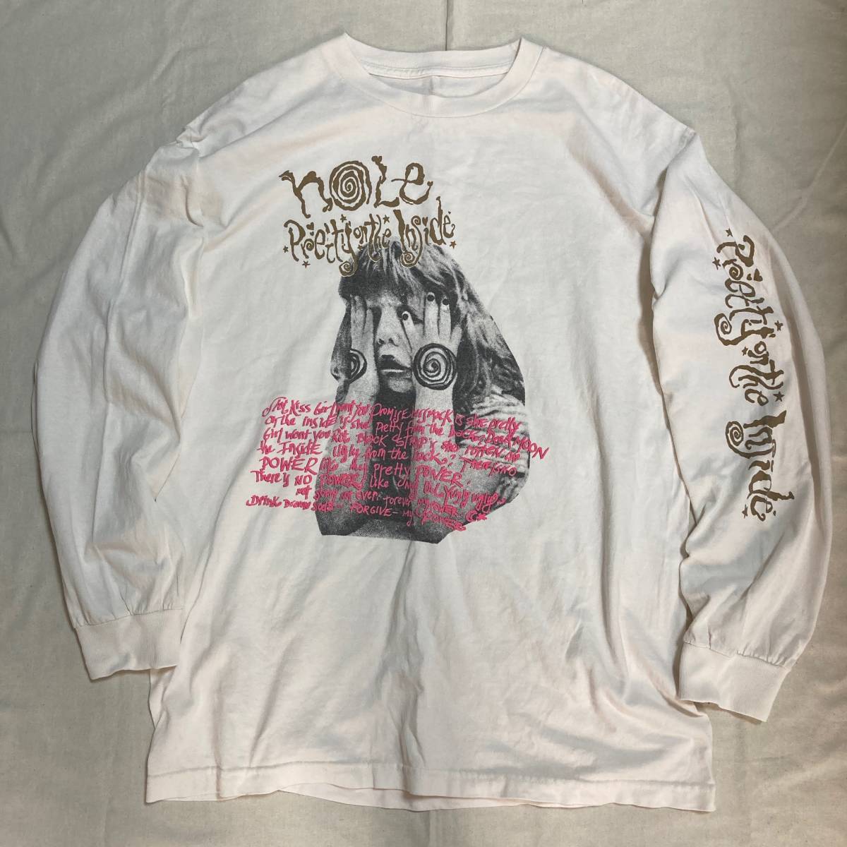 HOLE Tシャツ ロンT pretty on the inside コートニーラヴ Nirvana 