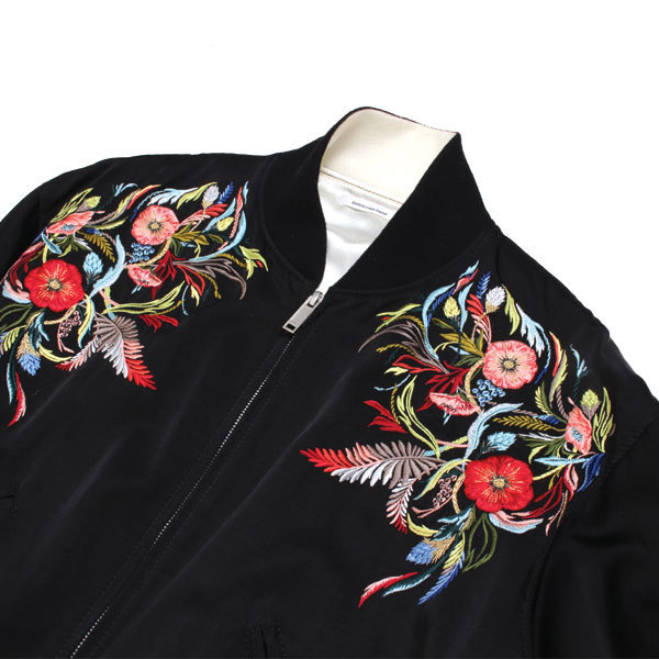 17SS CHRISTIAN DADA Floral 3D Embroidery Souvenir Jacket