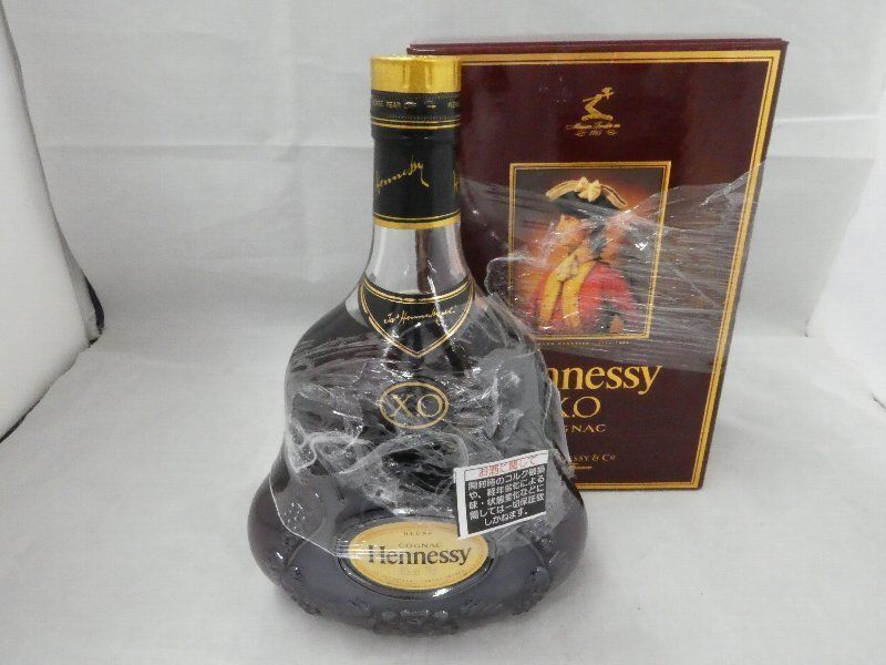 ヘネシー XO 金キャップ クリアボトル ブランデー 40% 700ml