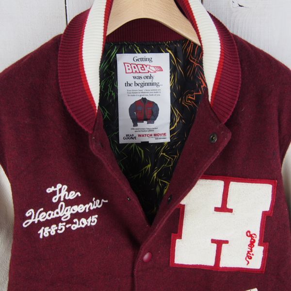 HEAD GOONIE ヘッドグーニー　スタジャン　Sサイズ　グーニーズ ⑰ ヘッドグーニー HEADGOONIE 15th Anniversary STADIUM JACKET 袖